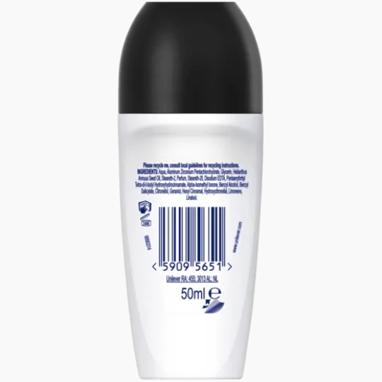 Rexona 48h Invisible on black and white clothes roll-on 50 ml