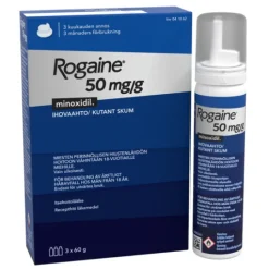 Rogaine Kutant Skum 50 mg/g 3 x 60 g