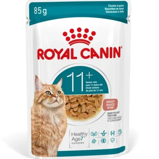 Royal Canin Ageing 11+ Bitar i Sås Våtfoder för Katt 1,02 kg