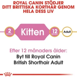 Royal Canin British Shorthair Kitten Torrfoder för Kattunge 2 kg