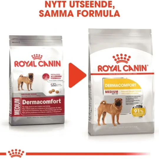 Royal Canin Dermacomfort Medium Adult Torrfoder för Hund 12 kg