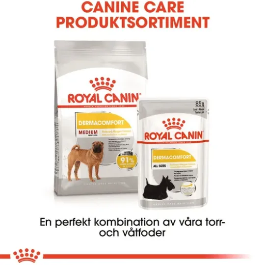 Royal Canin Dermacomfort Medium Adult Torrfoder för Hund 12 kg