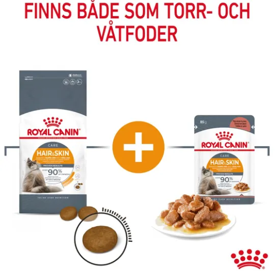 Royal Canin Hair & Skin Care Adult Torrfoder för Katt 2 kg