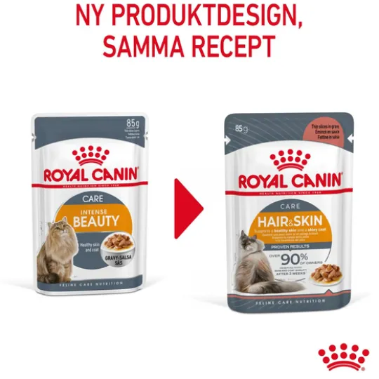 Royal Canin Hair & Skin Care Gravy Adult Våtfoder för Katt 1,02 kg
