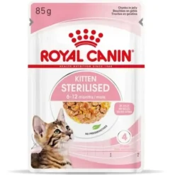 Royal Canin Kitten Sterilised Jelly Våtfoder för Kattunge 1,02 kg