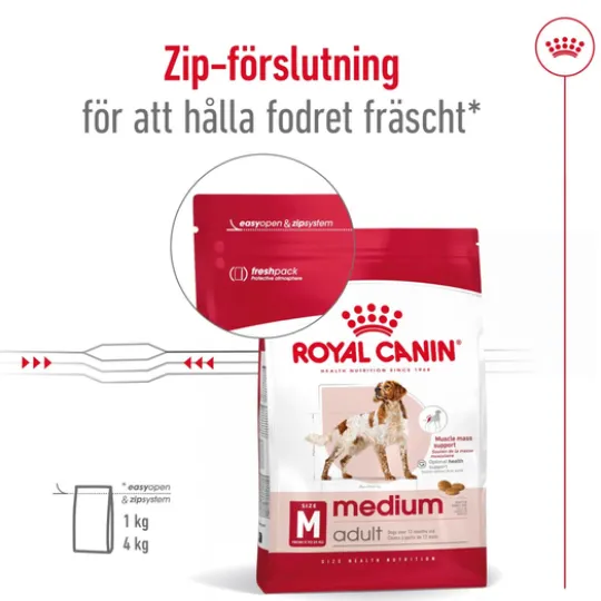 Royal Canin Medium Adult Torrfoder för Hund 10 kg