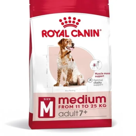 Royal Canin Medium Adult 7+ Torrfoder för Hund 15 kg