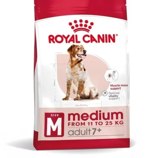 Royal Canin Medium Adult 7+ Torrfoder för Hund 15 kg