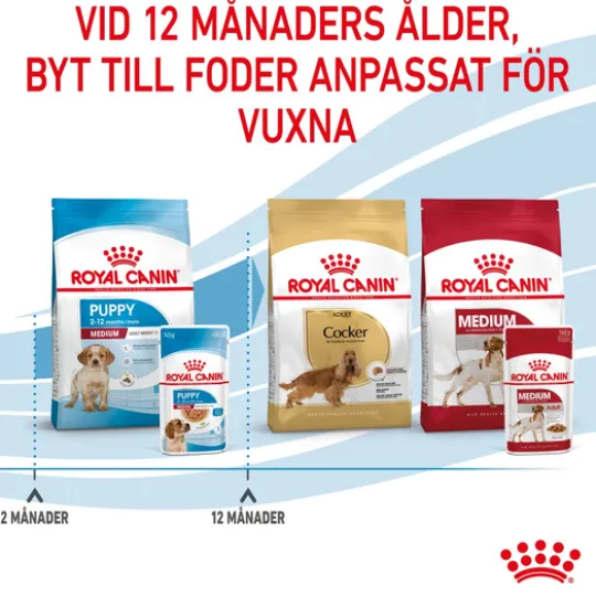 Royal Canin Medium Puppy Gravy Våtfoder för Hundvalp 1,4 kg