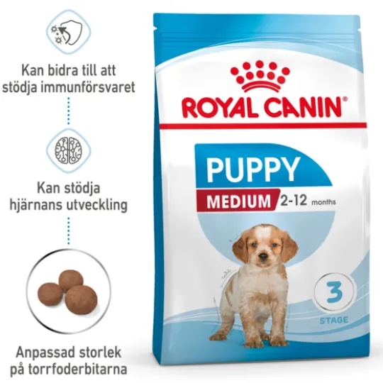 Royal Canin Medium Puppy Torrfoder för Hundvalp 4 kg