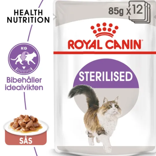 Royal Canin Sterilised Gravy Adult Våtfoder för Katt 1,02 kg