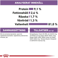 Royal Canin Sterilised Jelly Adult Våtfoder för Katt 1,02 kg