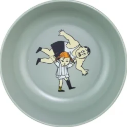 Rätt Start Pippi Cirkus Skål Grön