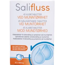 Salifluss Tabletter vid Muntorrhet Apelsin 45 st