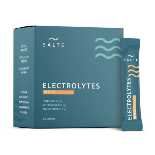 SALTE Elektrolyter Apelsin 30 dospåsar