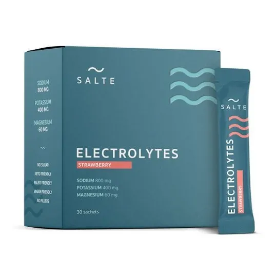 SALTE Elektrolyter Jordgubb 30 dospåsar
