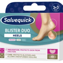 Salvequick Blister Duo Prevent and Care Heel 6 st