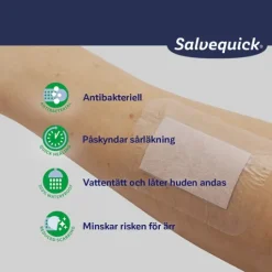 SalvequickMED Maxi Cover ANTIBACT plåster 5 st