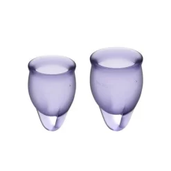 Satisfyer Feel Confident Menstrual Cup Lila