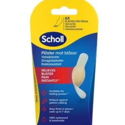 Scholl Skavsårsplåster Tår 6 st