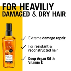 Schwarzkopf Gliss Daily Oil Elixir 75ml Gliss Daily Oil Elixir 75 ml