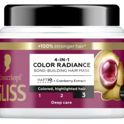 Schwarzkopf Gliss 4-In-1 Color Radiance Bond-Building Hair Mask 400 ml