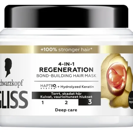 Schwarzkopf Gliss 4-In-1 Regeneration Bond-Building Hair Mask 400 ml