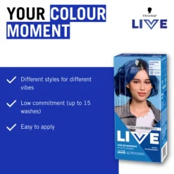 Schwarzkopf LIVE Ultra Brights 95 Electric Blue