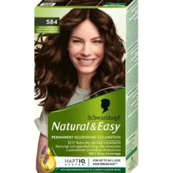Schwarzkopf Natural & Easy Hårfärg 584 Mocka Chokladbrun
