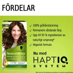 Schwarzkopf Natural & Easy Hårfärg 584 Mocka Chokladbrun