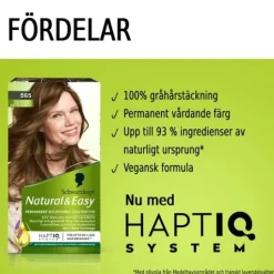 Schwarzkopf Natural & Easy Hårfärg 565 Mandel Ljus Gyllenbrun