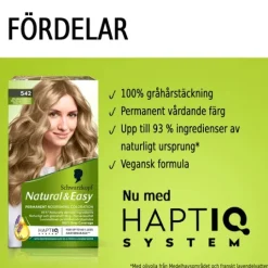 Schwarzkopf Natural & Easy Hårfärg 542 Opal Mellan Askblond