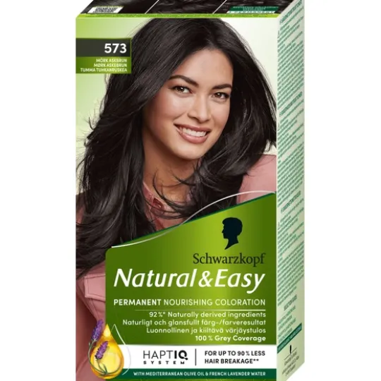 Schwarzkopf Natural & Easy 573 Mörk Askbrun