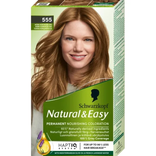 Schwarzkopf Natural & Easy 555 Mörk Honungsblond