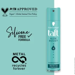 Schwarzkopf Taft Aloe Boost Hårspray 250 ml