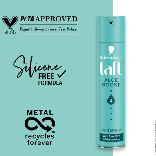 Schwarzkopf Taft Aloe Boost Hårspray 250 ml