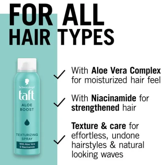 Schwarzkopf Taft Aloe Boost Texturspray 150 ml