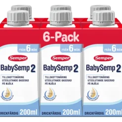 Semper BabySemp 2 Drickfärdig 6 mån 6 x 200 ml