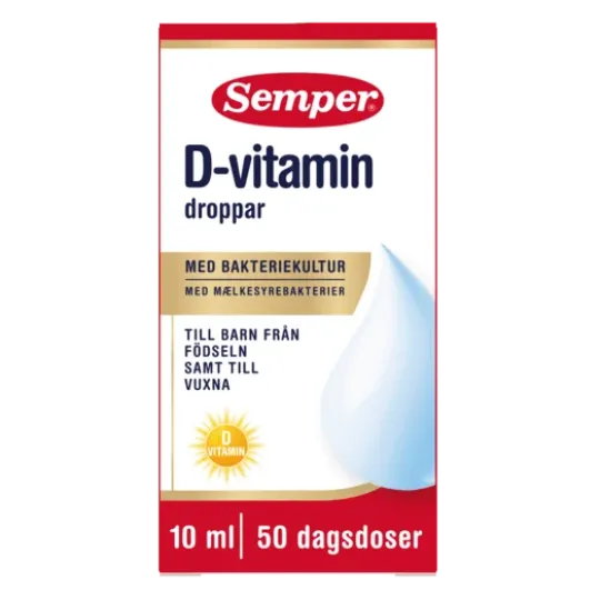 Semper D-vitamindroppar 10 ml