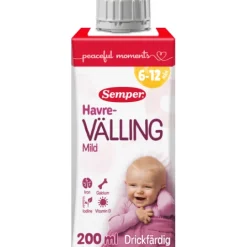 Semper Havrevälling Mild 6 mån 200 ml
