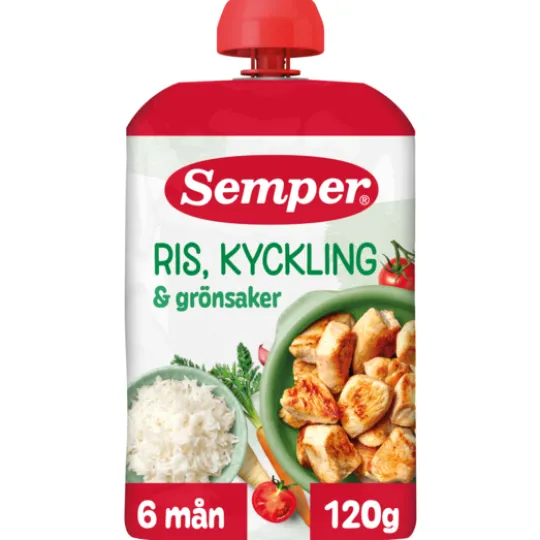 Semper Ris & Kyckling 120 g
