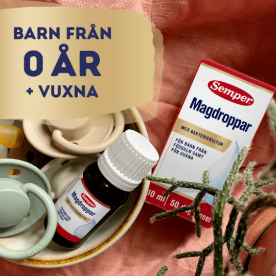 Semper Vätskeersättning+ med bakteriekultur, 7 dospåsar
