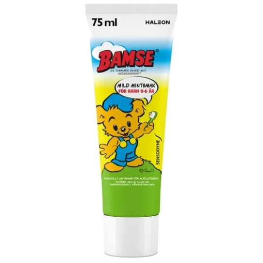 Sensodyne Bamse Barntandkräm 0-6 år 75 ml