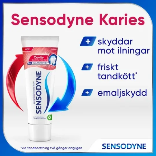 Sensodyne Cavity + Sensitivity Tandkräm 75 ml