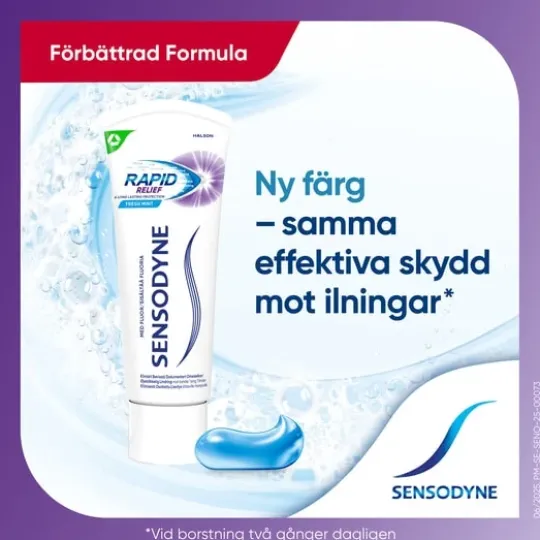 Sensodyne Rapid Relief Fresh Mint Daglig Tandkräm 75 ml