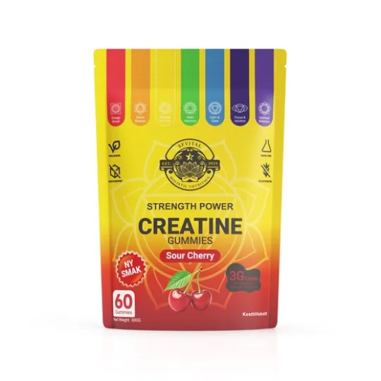 Sevital Kreatin Gummies Sour Cherry 60 gummies