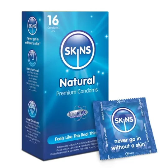 Skins Kondomer Naturell 16-pack