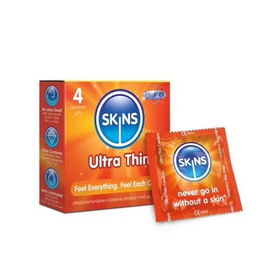 Skins Kondomer Ultra tunn 4-pack