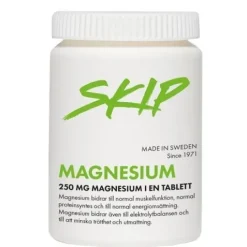 Skip Magnesium 250mg 100 tabletter