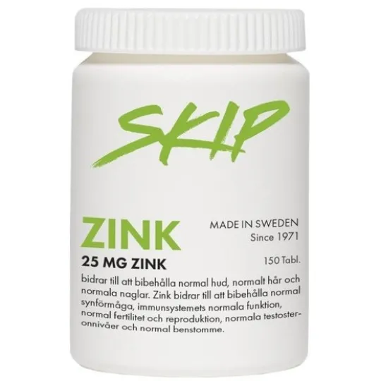 Skip Zink 25mg 150 st